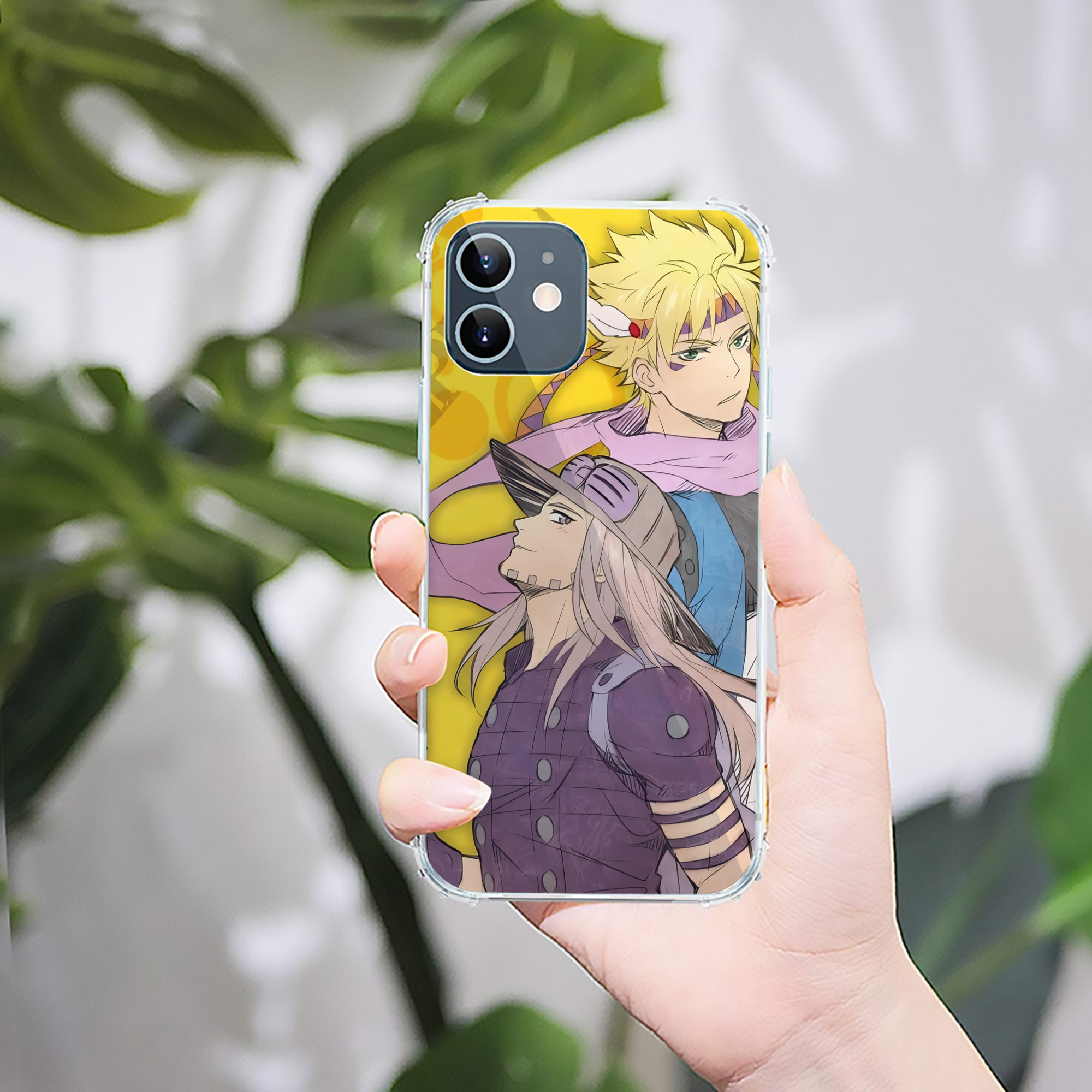 （画像用） ジョジョの奇妙な冒険 JoJo's Bizarre Adventure 【iPhone 12シリーズ対応】透明スマホケース（クリアソフトケース）